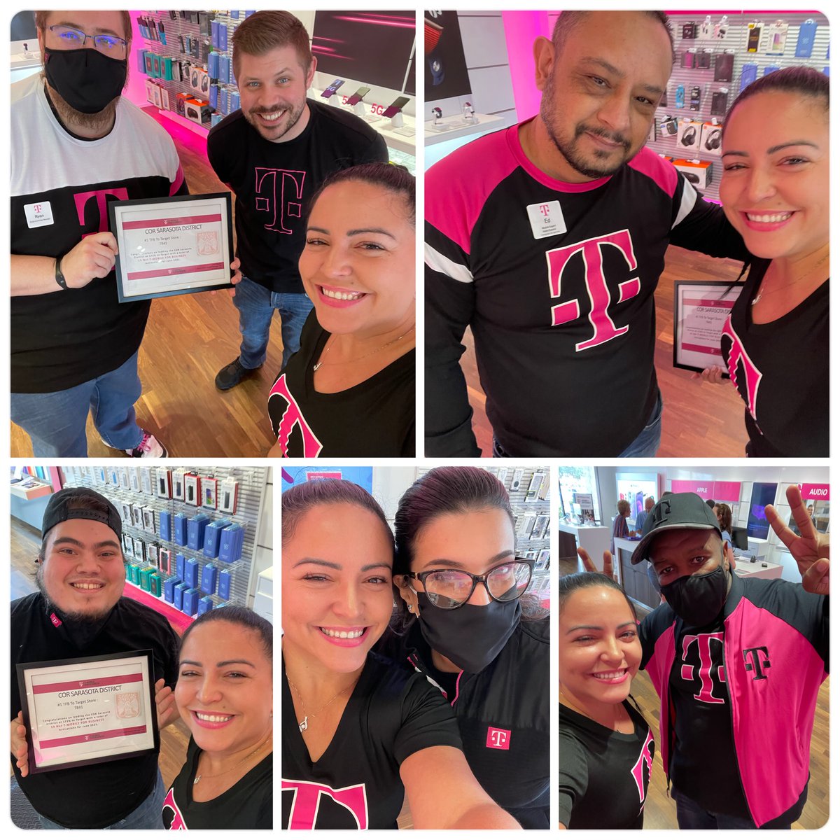 This team consistently right-fits our #TFB customers and MOM showing us how they put their customers first by “making it personal.” Great work leading the Sarasota District in June! #RDM