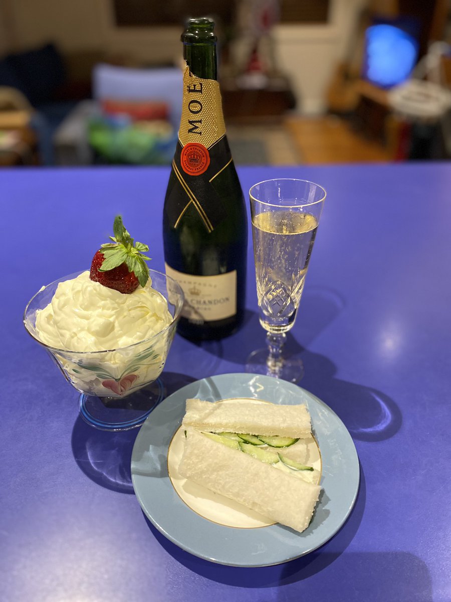 Cucumber Sandwiches, Strawberries and Cream and Moët - the perfect toolkit to cheer on Ash Barty in the Wimbledon Final #BartyParty