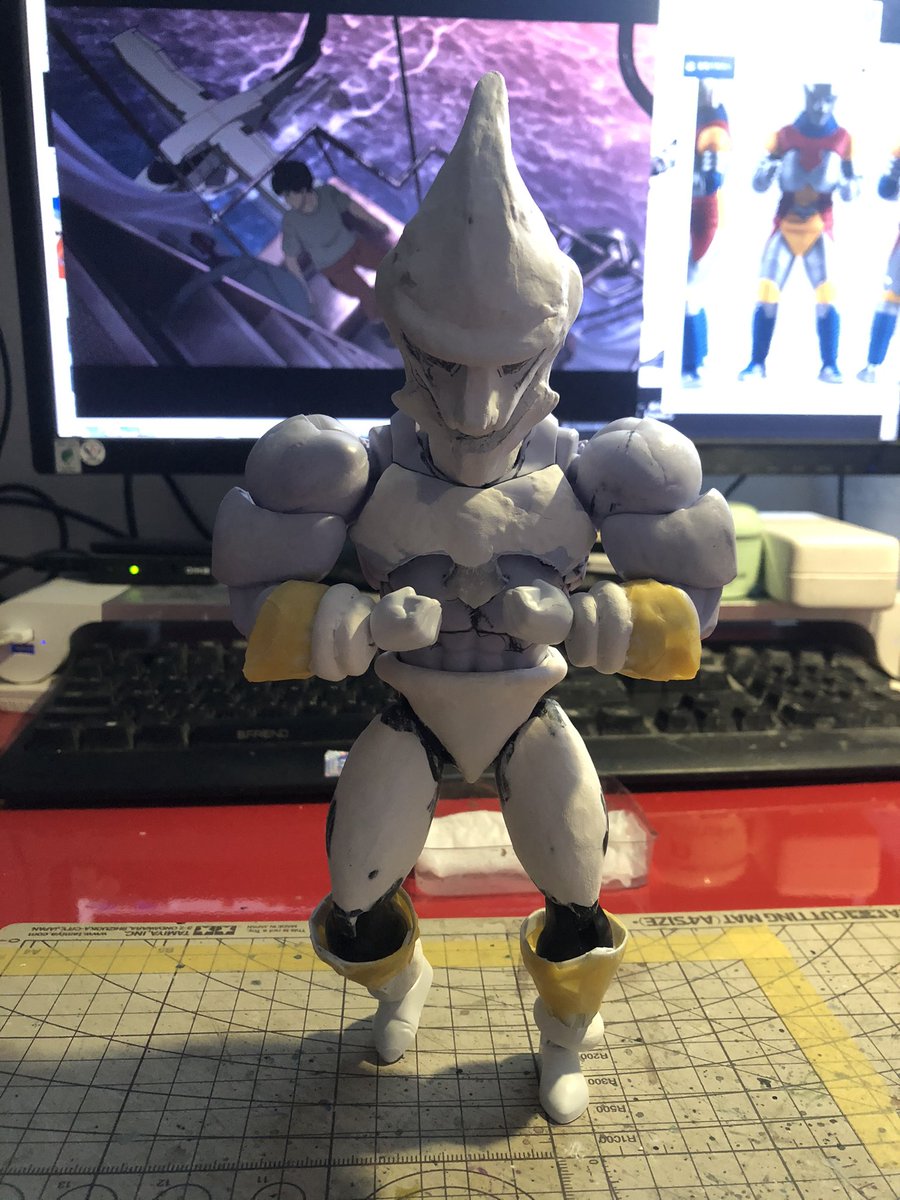 Angcomajohn's tweet photo. Jet Jaguar  #GodzillaSingularPoint https://t.co/C5tdAyKbHw