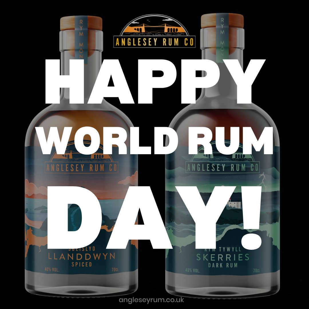 AngleseyRum's tweet photo. What better way to celebrate than with the exquisite taste that Anglesey Rum Co has to offer!
Visit our website and grab yourself a bottle of delicious craft rum!
#rum #rumlover #spicedrum #darkrum #rumandcoke #rumandcola #rumstagram #rumtime #craftrum https://t.co/4W28VRTfVc