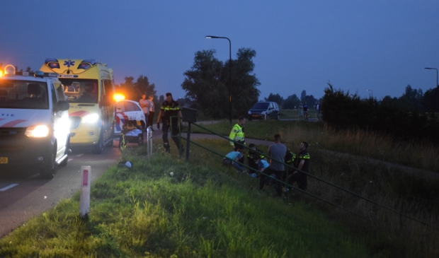 Motorrijder gewond na val op dijk Bergambacht
