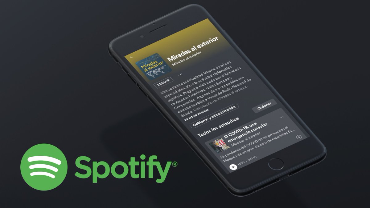 📻 ¡Recuerda que puedes encontrar todos los #podcasts de nuestro programa #MiradasAlExterior en <a href="/Spotify/">Spotify</a>!

🌐 Cada semana tratamos asuntos de actualidad relacionados con la #diplomacia, las #RRII, la #PolíticaExterior...

🎧 ¡Escúchalos! ➡️ spoti.fi/2UGtNA7