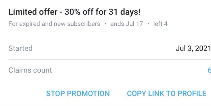 4 More Offers Left for 30% Off (Whic Works out to 3.85 😌😌) COME JOIN THE FUN 😍 https://t.co/qsJFVy7z<a href="/tag/toobahtable"class="tags"><span>#toobahtable</span></a>