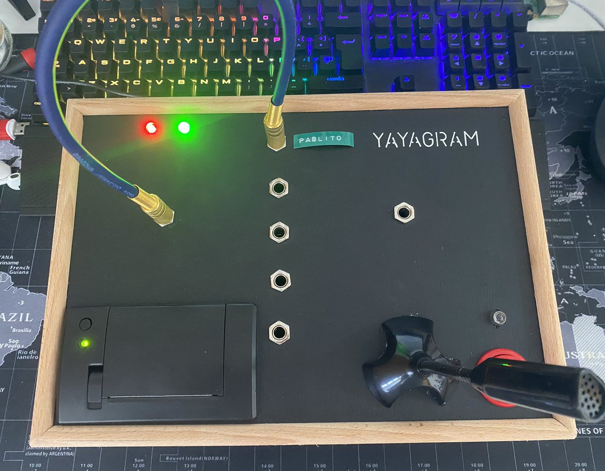mrcatacroquer's tweet photo. El #Yayagram de @PabloVigil_ está oficialmente terminado!
☑️ Clavijas fijadas
☑️ Bisagras puestas
☑️ Software instalado
Que lo disfrutéis mucho!! https://t.co/jsWMDLnfK1