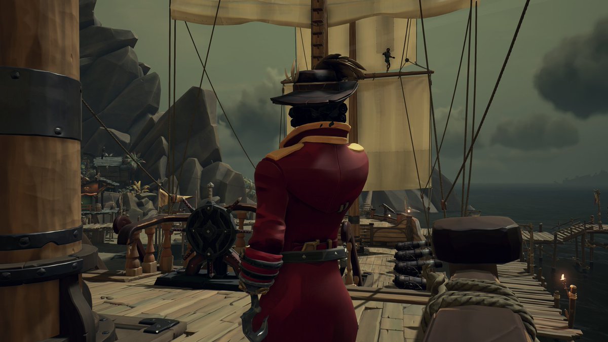 nutlug03's tweet image. "Tis true Peter, time does fly...and so do you, I see!" #SeaOfThieves #SoTShot @SeaOfThieves #BeMorePirate