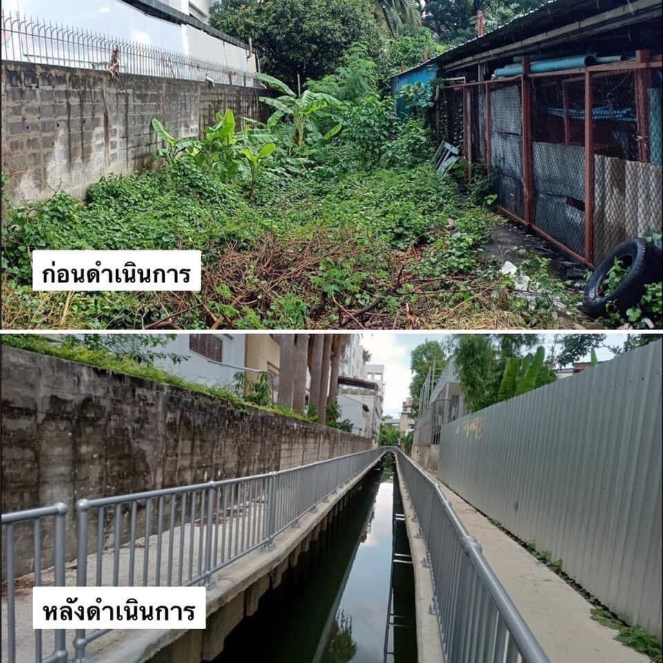 ttraisuree's tweet image. คลองยายเผื่อน ลาดพร้าว ก่อน-หลัง การพัฒนา