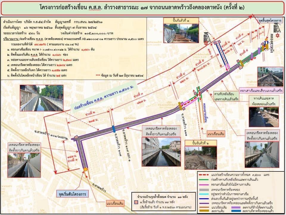 ttraisuree's tweet image. คลองยายเผื่อน ลาดพร้าว ก่อน-หลัง การพัฒนา