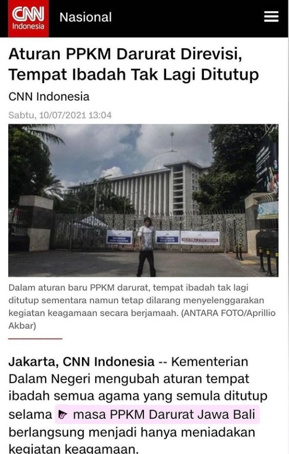 vaniepink's tweet photo. Alhamdulillah Sudah Direvisi .. 
Tempat Ibadah Tak Lagi Ditutup https://t.co/TjI4fXk74Z