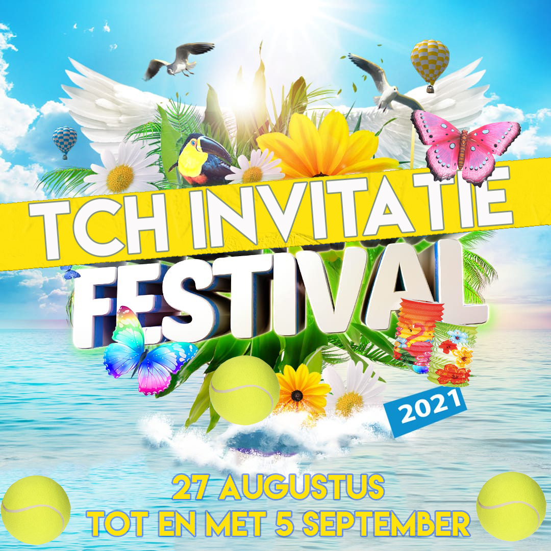 tchonselersdijk's tweet photo. Het thema van ons jaarlijkse invitatietoernooi is bekend. Het is "TCH Invitatie Festival". Zet de datum  in je agenda. 27 augustus tot en met 5 september 2021.  Dan gaat het gebeuren! kijk op https://t.co/vzEOFBM4nU en schrijf je in. https://t.co/WhkUzyy1W8