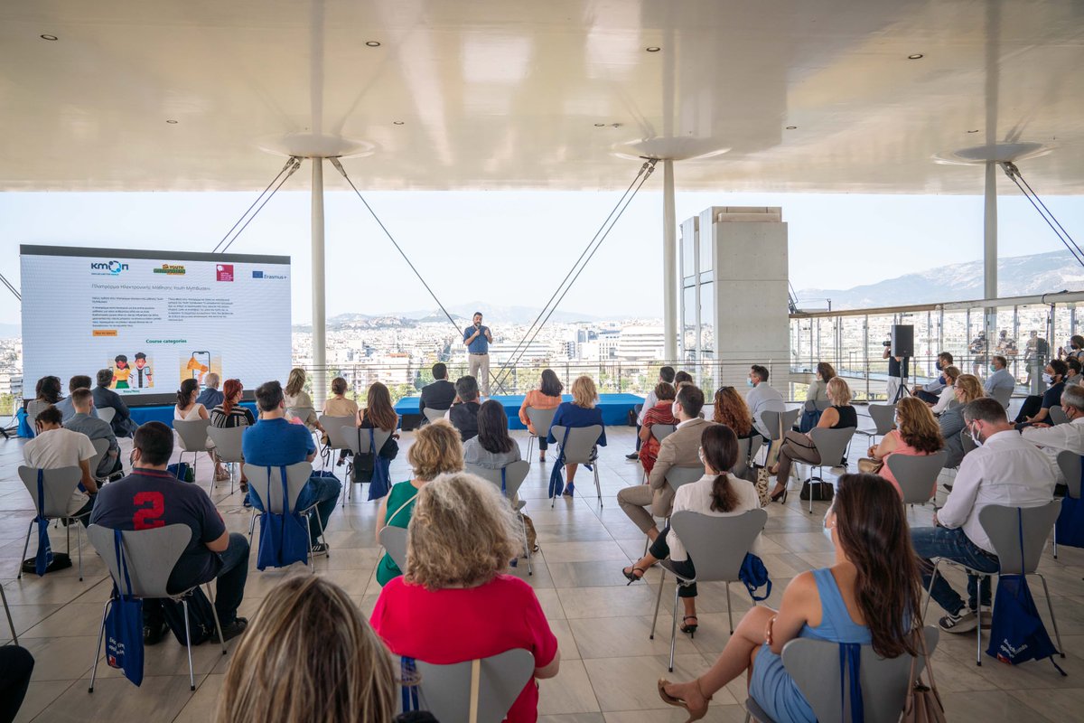 kmop_org's tweet photo. We were invited to the official launch event of the #Erasmus+ &amp; European Solidarity Corps 2021-2027 in #Greece and presented our projects in the field of #digitaltransformation. 

Learn more: https://t.co/o4ohtMR252

@EUErasmusPlus @IKY_Erasmusplus #youth #civilsociety #fakenews https://t.co/KjqNHwKcMY