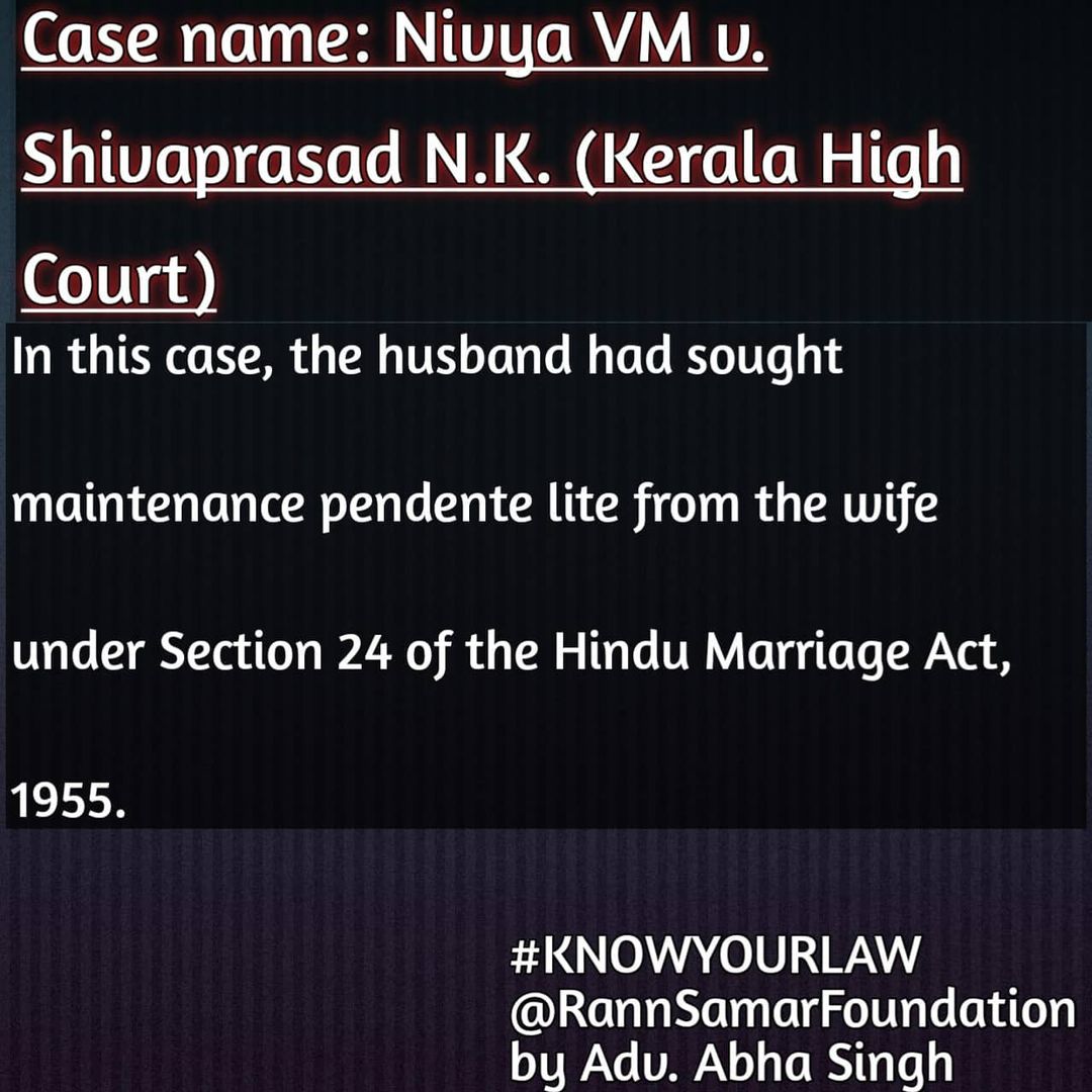 RannSamarFound1's tweet photo. Can a Husband claim Maintenance? 

@abhasinghlawyer
#BoycottToofaan #BringBackBaba #KritiSanon #chatseks #CovidIsNotOver #FreeJacobZuma #Hadise #Bhediya #NikolaTesla #IndiaMaangeRahul #Tiger3 #transgenderrights #HarleenDeol #rannsamarfoundation #MensHealth https://t.co/FP7UHD7raU