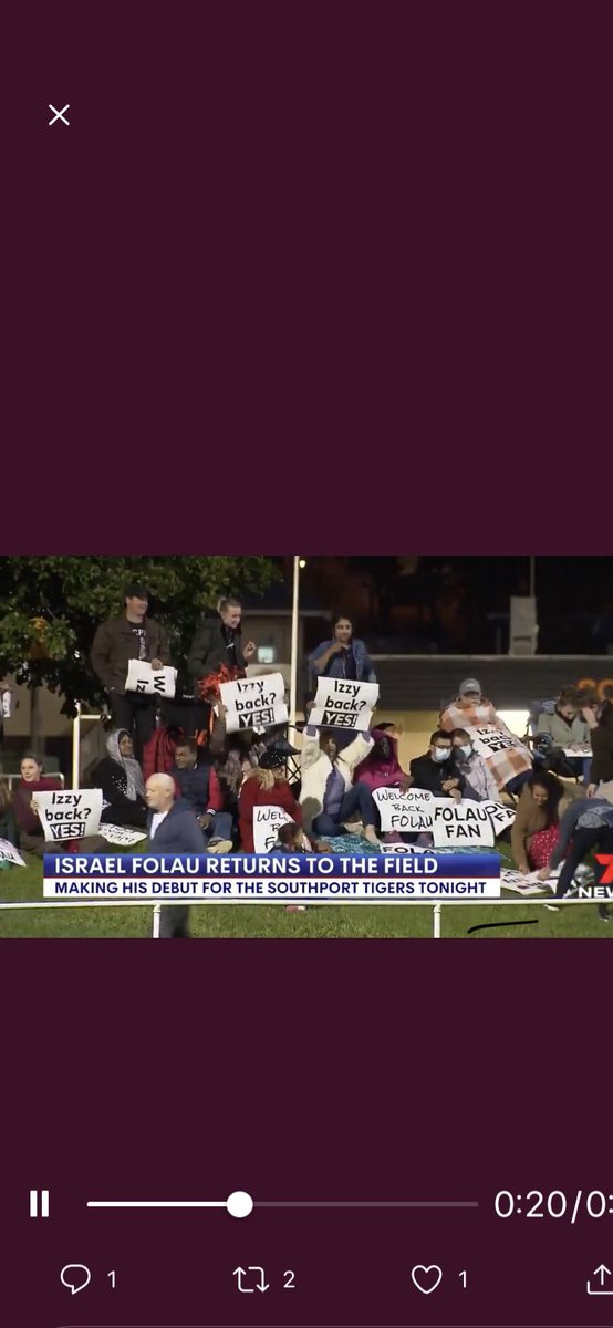 Welcome back Israel Folau !#auspol