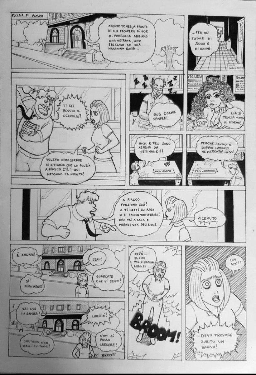 ConcorsiFumetti's tweet image. Benvenuti nella città di Fiasco, dove la situazione non è delle migliori, ma l’arrivo di Jessica Jones potrebbe cambiare un po’ le cose… in meglio?
Una storia della talentuosa autrice 𝗚 intitolata “𝗠𝗮𝗹𝗲𝗱𝗶𝘇𝗶𝗼𝗻𝗲”.
#concorsifumetti #webcomicsitalia #fumetti