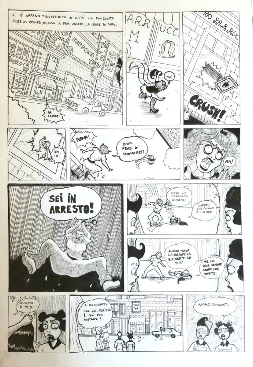 ConcorsiFumetti's tweet image. Benvenuti nella città di Fiasco, dove la situazione non è delle migliori, ma l’arrivo di Jessica Jones potrebbe cambiare un po’ le cose… in meglio?
Una storia della talentuosa autrice 𝗚 intitolata “𝗠𝗮𝗹𝗲𝗱𝗶𝘇𝗶𝗼𝗻𝗲”.
#concorsifumetti #webcomicsitalia #fumetti