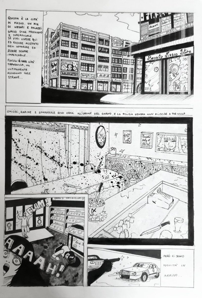 ConcorsiFumetti's tweet image. Benvenuti nella città di Fiasco, dove la situazione non è delle migliori, ma l’arrivo di Jessica Jones potrebbe cambiare un po’ le cose… in meglio?
Una storia della talentuosa autrice 𝗚 intitolata “𝗠𝗮𝗹𝗲𝗱𝗶𝘇𝗶𝗼𝗻𝗲”.
#concorsifumetti #webcomicsitalia #fumetti