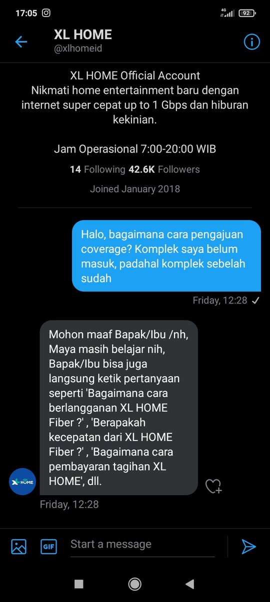skullache's tweet photo. @xlhomeid ini admin bot atau gimana ya? Ga langsung menjawab pertanyaan. Percuma saja saya tanya responnya ga sesuai https://t.co/6SXpi4vgR6
