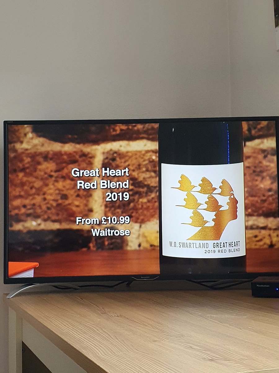 Great to see @MullineuxWines @greatheart_wine on Saturday Kitchen. Deffo ordering some. #drinksouthafrican #savesawine