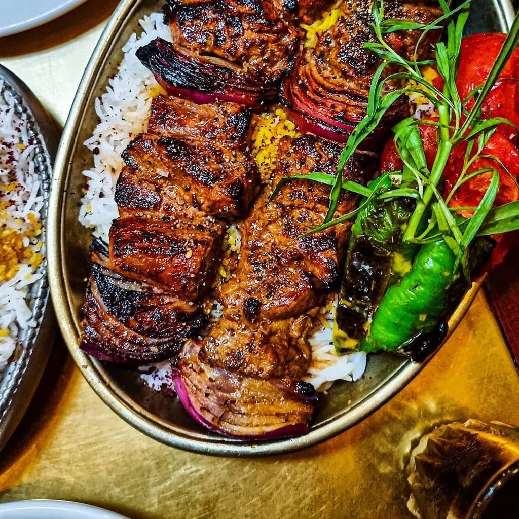 Really enjoyed the succulent #lamb fillet skewers @berenjaklondon last night! So tender and full of flavour. 
Perfect with the #saffron rice! 
.
.
#iranian #soho #meatfeast #meatlover #londonfoodguide #foodofinstagram #igfood #foodgram #foodstyling #buzz… instagr.am/p/CRJXT1-HJ0l/