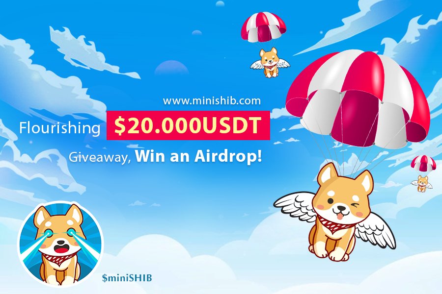 Hello guys,  
A reward of $20.000 is ready for 4.000 lucky winners.
Registration link:  bit.ly/3e5SsIV
The winner will be announced on August 10, 2021.

#miniSHIB #SHIB #Shiba #ShibaInu #DOGE #miniDOGE <a href="/elonmusk/">Elon Musk</a> #BSC #miniShiba