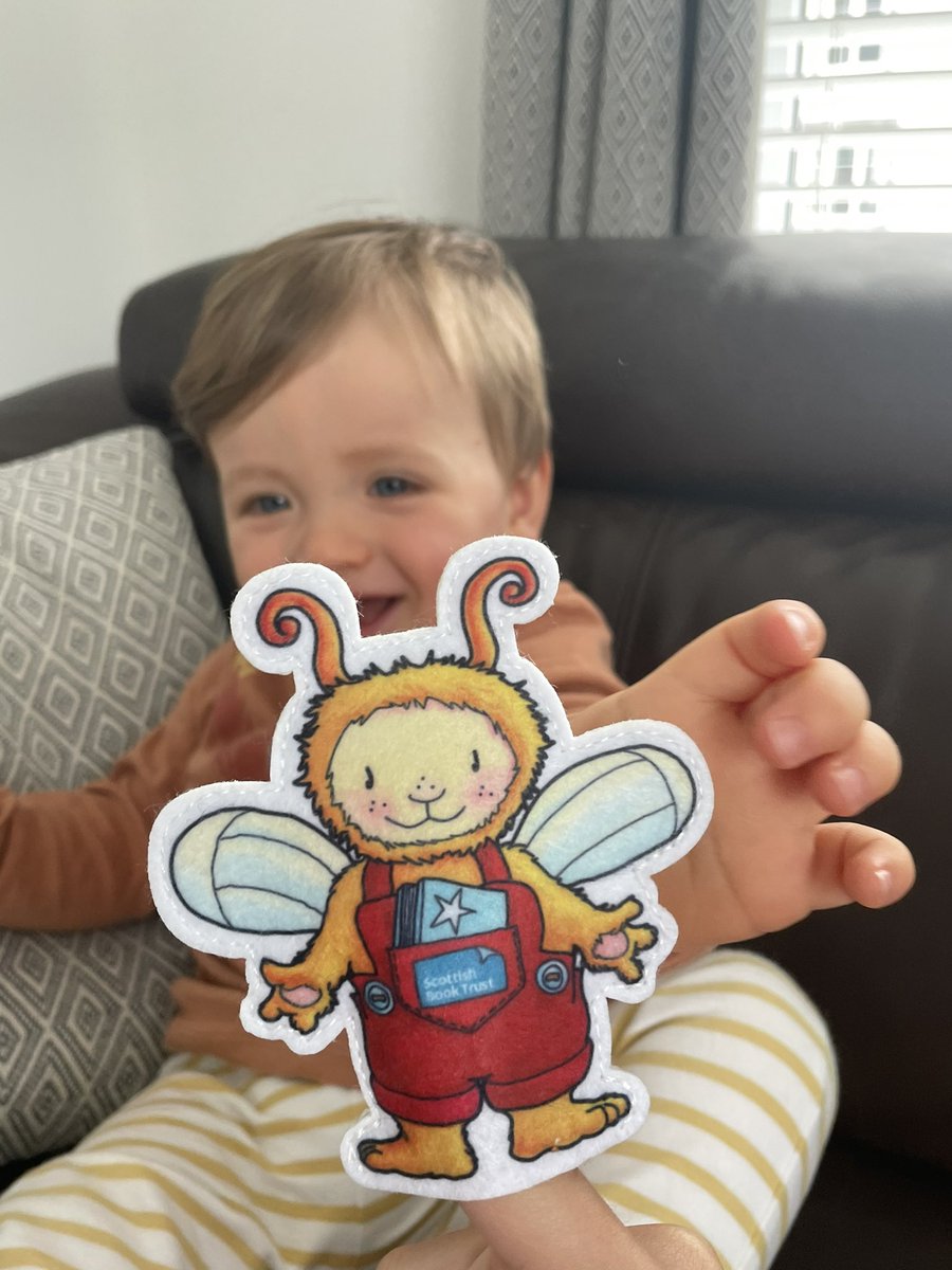 CSJamieson's tweet photo. Rory was excited to receive his @Bookbug_SBT friend in the post this morning. He can’t wait for lots of fun outdoor adventures! 😆 #GetIntoSummer #Bookbug https://t.co/4Ew0SekupJ