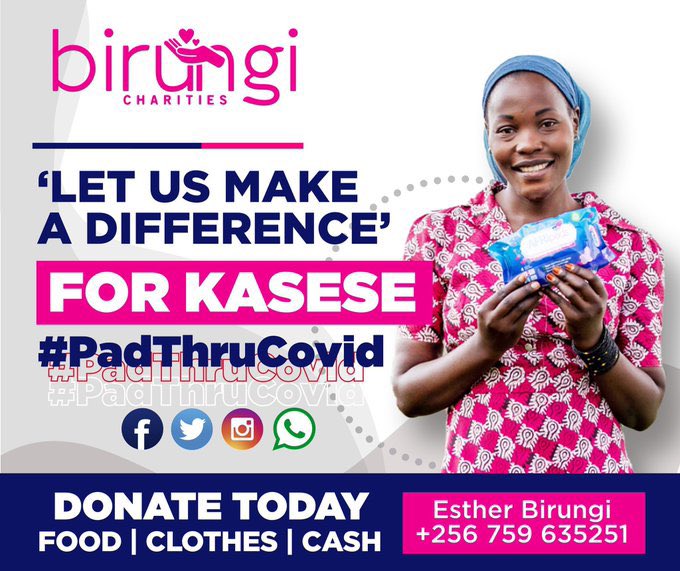 Save the young girls who can’t afford 😌🙏🙏
#PadThruCovid @EstherBirungi4