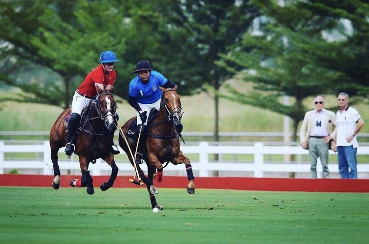 Stunning image from the @hackettlondon British Army Polo team's overseas tour of Johor Bharu. Army Polo will return to international polo later this year. Image @samuelmchurchill #Army #Polo #ArmyPolo #Hackett