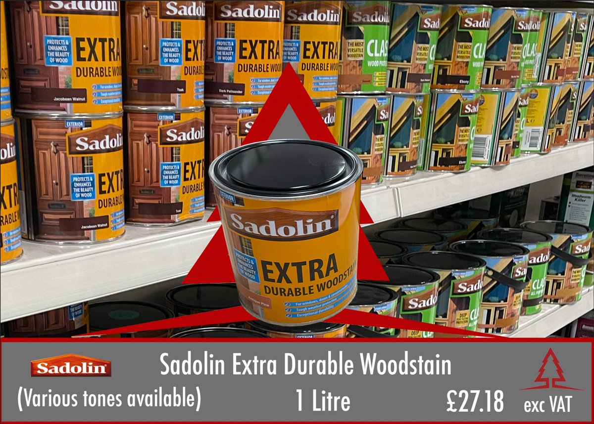 TottonTimber's tweet photo. @Sadolin_UK durable woodstain, Available in store!
#timber #stain #protection #southampton #tottontimber https://t.co/307ZyUln94