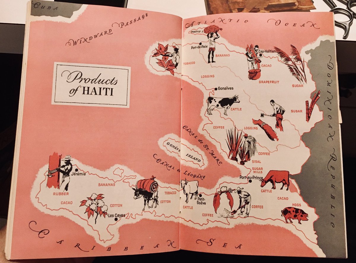 KlineSmith7's tweet photo. #Map #Haiti 
Products of Haiti 🇭🇹 ..
👀❤️ #Art #History
🐣✨ https://t.co/6woL9E4LfI