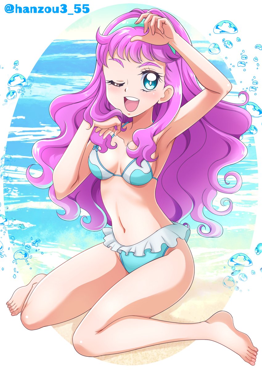 暑くなってきたので ローラの水着を描いてみました 半蔵のイラスト 暑くなってきたので ローラの水着を描いてみました 半蔵のイラスト