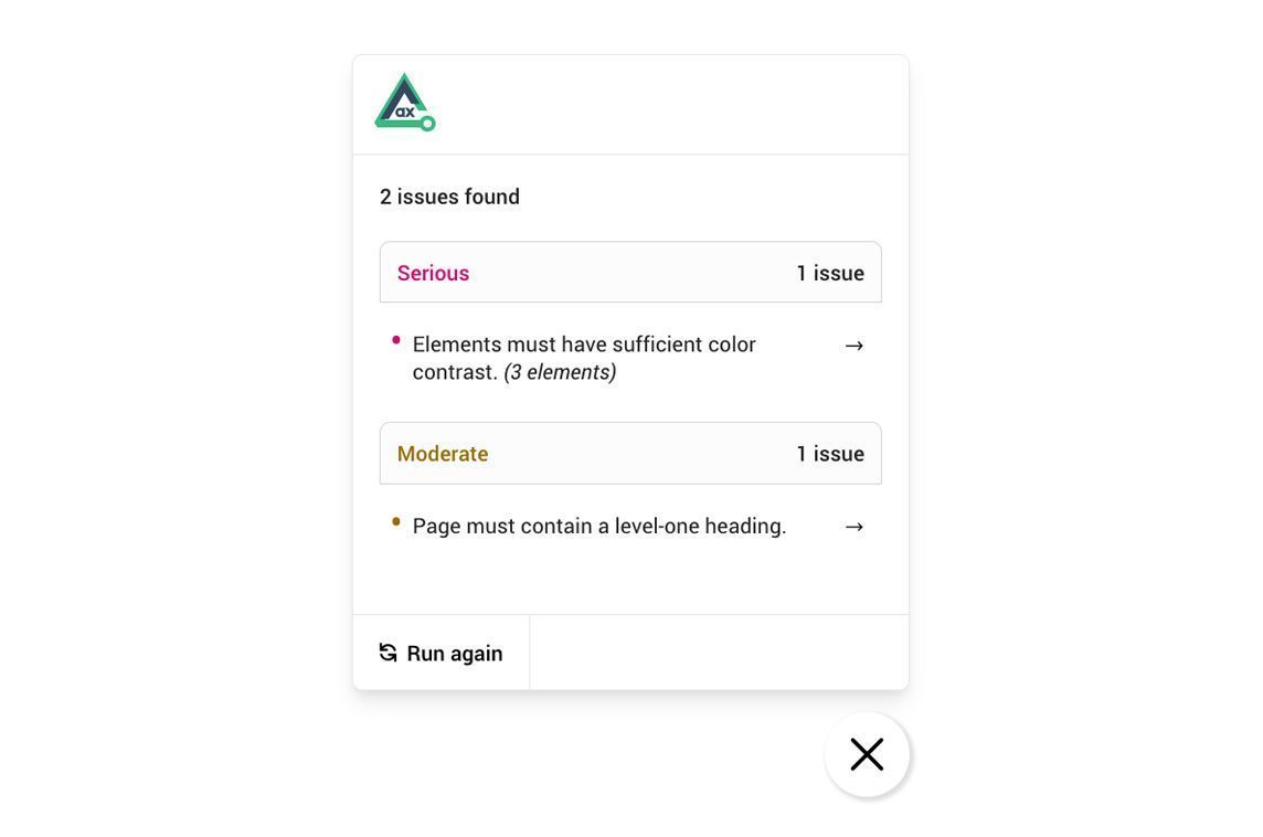 MadeWithVueJS's tweet image. Easily check the accessibility of Vue 3 apps with VueAxe by @vue_a11y! It runs an accessiblilty testing engine on the page you&apos;re viewing and displays the results ✅ - madewithvuejs.com/vueaxe