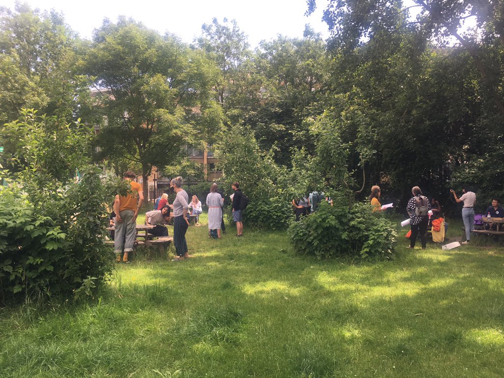 The support of groups like @cordwainersgrow is invaluable – it was great to hear how they're partnering in this data and technology project and supporting gardeners and growers across #Hackney