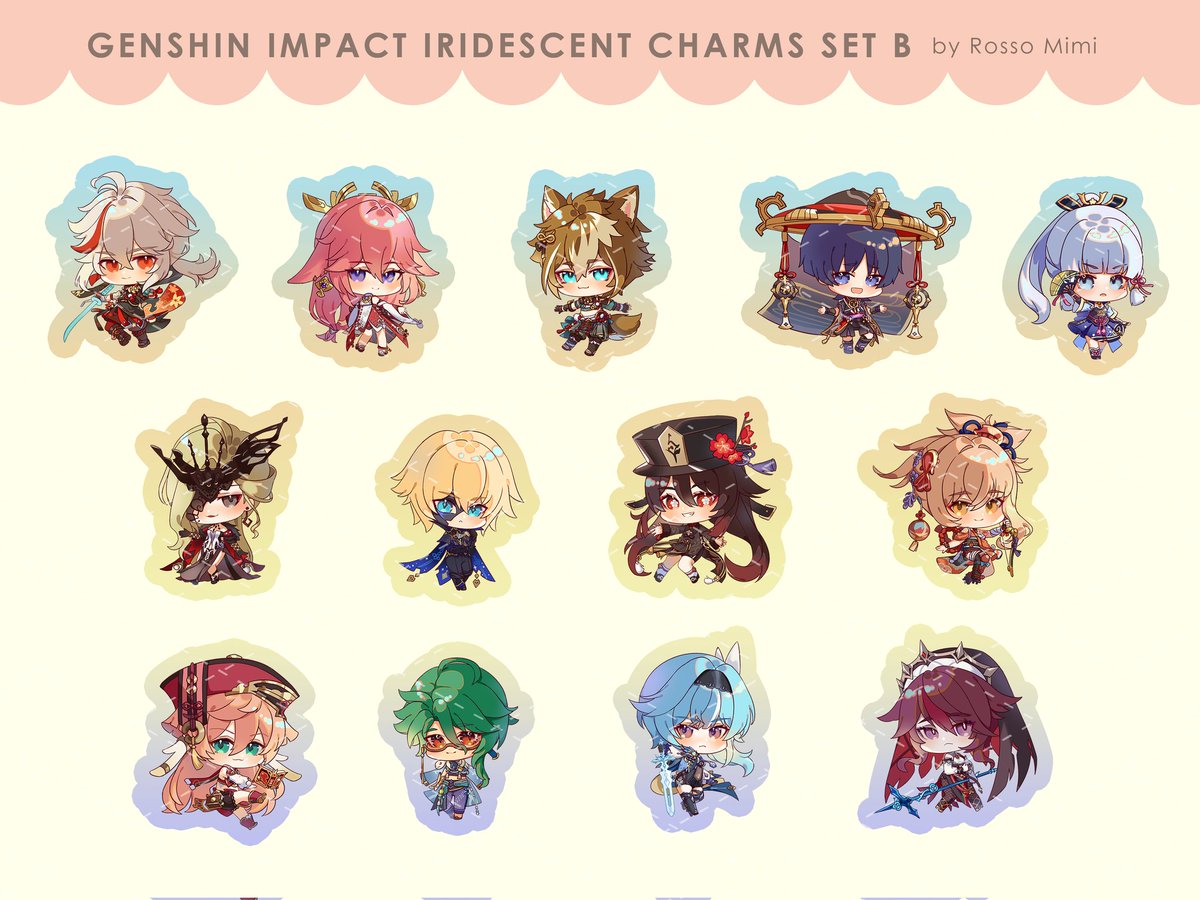These items are now available for preorder on etsy except for the prints they are all in-stock. PO are until Aug 11 for the charms and the dolls hopefully until I can reach the moq for Xiao and Zhongli

☕ https://t.co/z4xYhEi5rT ☕

RTs are appreciated 🙏

#GenshinImpact #原神 