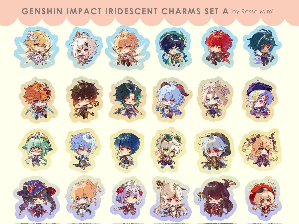 These items are now available for preorder on etsy except for the prints they are all in-stock. PO are until Aug 11 for the charms and the dolls hopefully until I can reach the moq for Xiao and Zhongli

☕ https://t.co/z4xYhEi5rT ☕

RTs are appreciated 🙏

#GenshinImpact #原神 