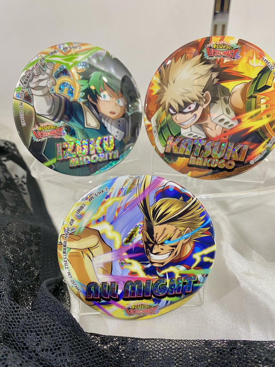 Namco梅田店 S Tweet 景品先行展示 僕のヒーローアカデミア ホログラム缶バッジ第二弾 Ultra Impact を展示中 大人気のプライズの第二弾 かっこいいイラストにホロが映える綺麗な缶バッジ 写真では伝わりきらないかっこよさはぜひ 実物でご確認 Namco梅田店 S Tweet 景品先行展示 僕のヒーローアカデミア ホログラム缶バッジ第二弾 Ultra Impact を展示中 大人気のプライズの第二弾 かっこいいイラストにホロが映える綺麗な缶バッジ 写真では伝わりきらないかっこよさはぜひ 実物でご確認