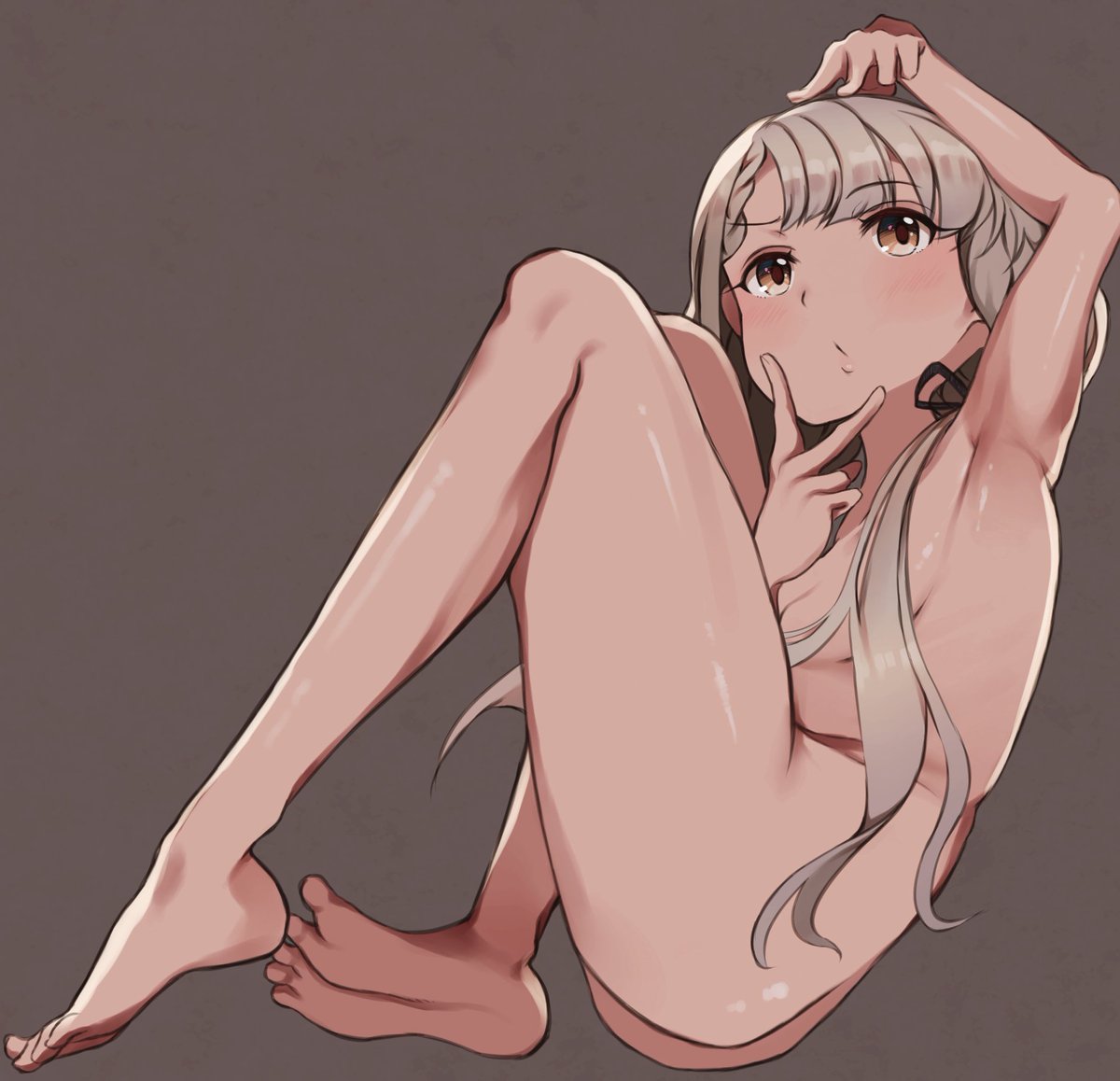 スタイリッシュな全裸を描きました #久川凪 