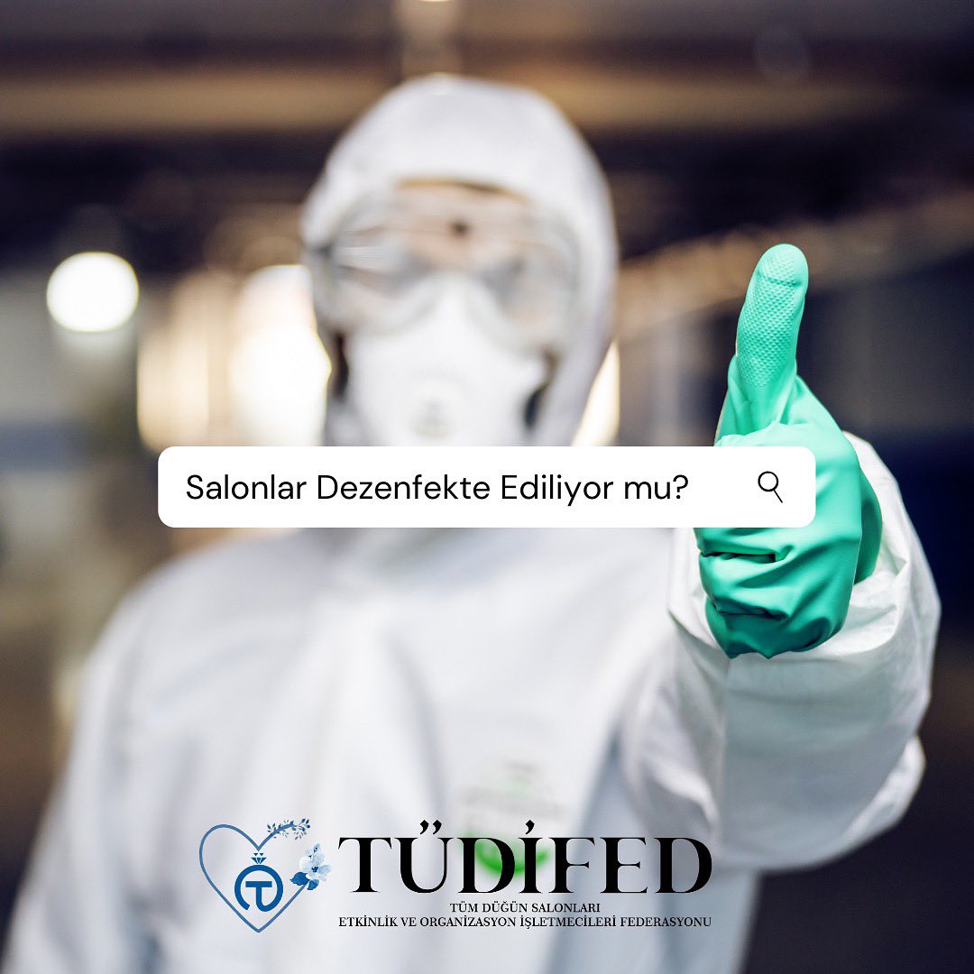 Salonlarımız düzenli olarak dezenfekte edilmektedir. #Düğün #Covid-19