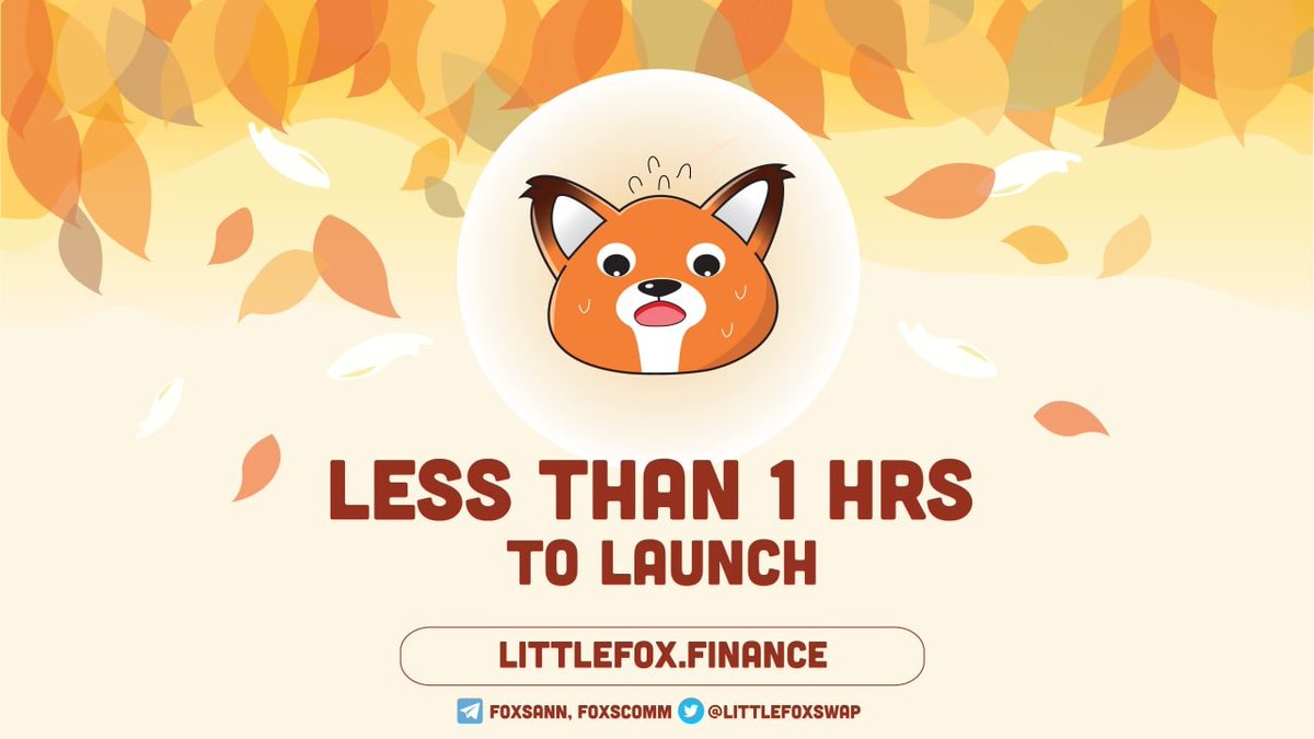 The wait is almost over!! only 1 Hours left to LAUNCH 
Check bscscan.com/block/countdow…