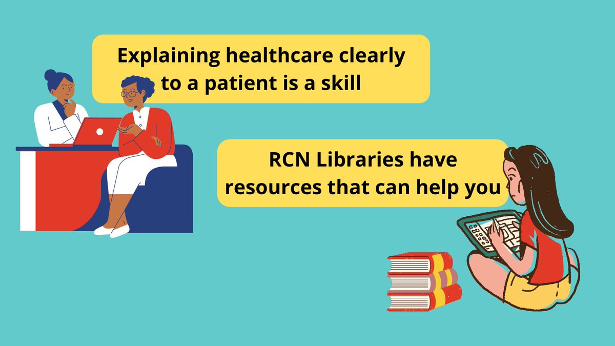 We help nurses to help patients. Explaining health care in a way that patients understand is a skill. Why not take a look at some of the books we have to help you: tinyurl.com/zkwhtube #HIW2021 #YourRCNLibraries