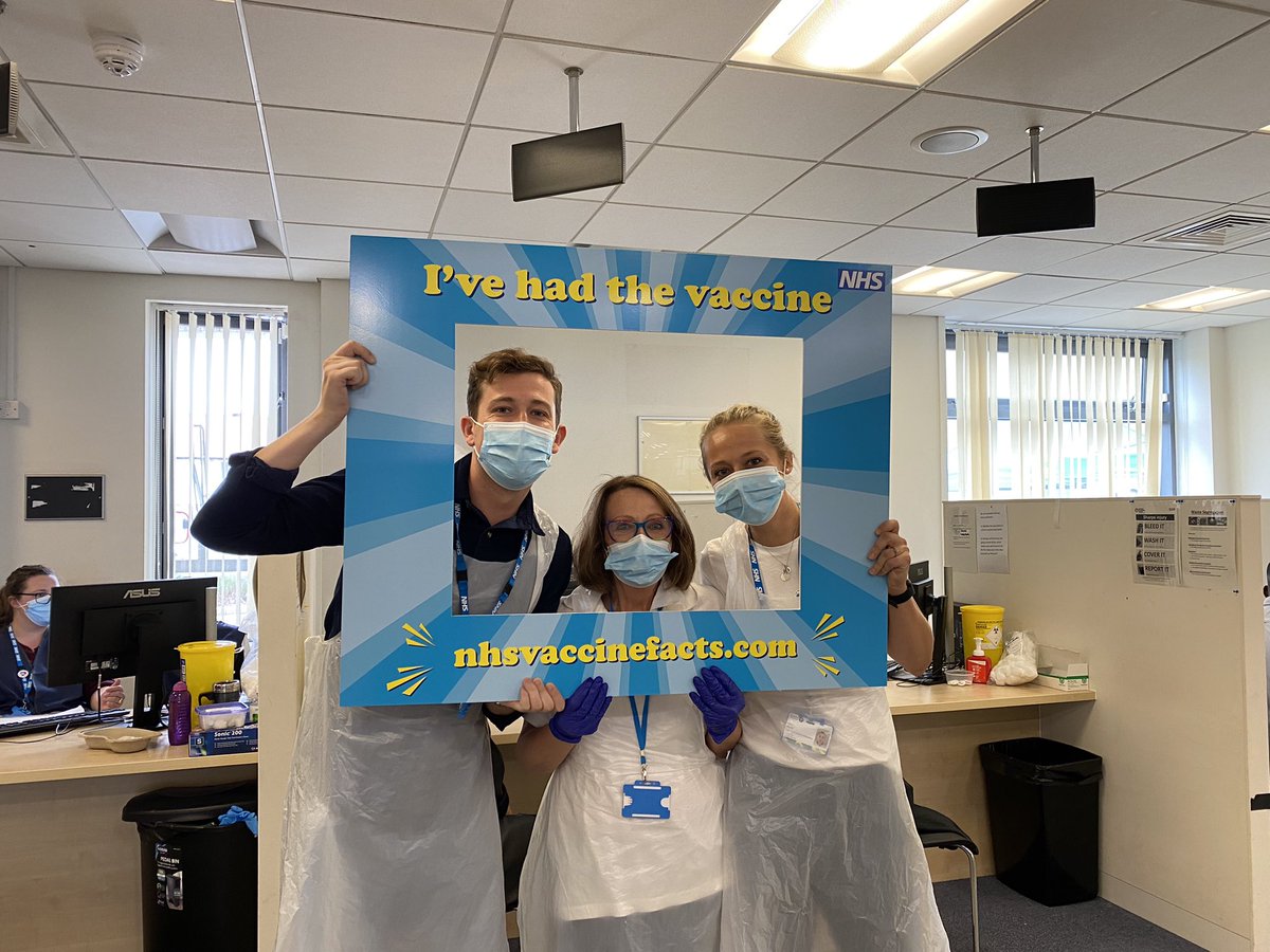 Today was our first Mother/Son/Daughter vaccination day! The Marsh fam are jabbing SE London back to normality!  💉