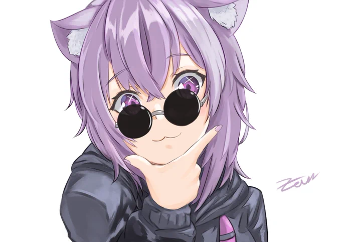 I named this "Guilty Sunglass"
#絵かゆ 