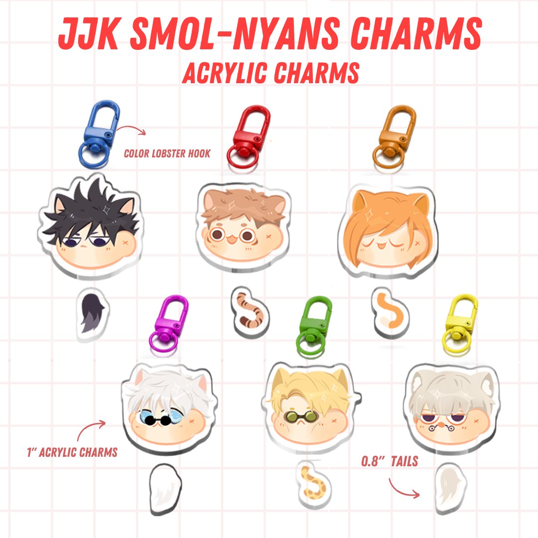 [RTs ❤️] PREORDERS OPEN!
Please check out my 1 week WILD JJK merch making splurge 😳
#jjk #JujutsuKaisen #呪術廻戦

You can preorder them here:
https://t.co/3O8YPRkY49 