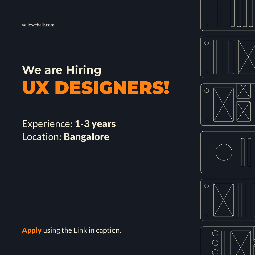 We're hiring UX designer! 

Apply here: bit.ly/2Tb6iST

#ui #ux #design #uidesign #uxdesign #userinterface #userexperience #uxdesigner #uxdesigners #userexperiencedesigner #recruiting #hiring #hiringnow #recruitment #recentjobs #designjobs #joinus #designer #creative