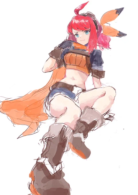 下塗りまでスムーズに描けるのに顔下手すぎて何回も書き直してしまう 