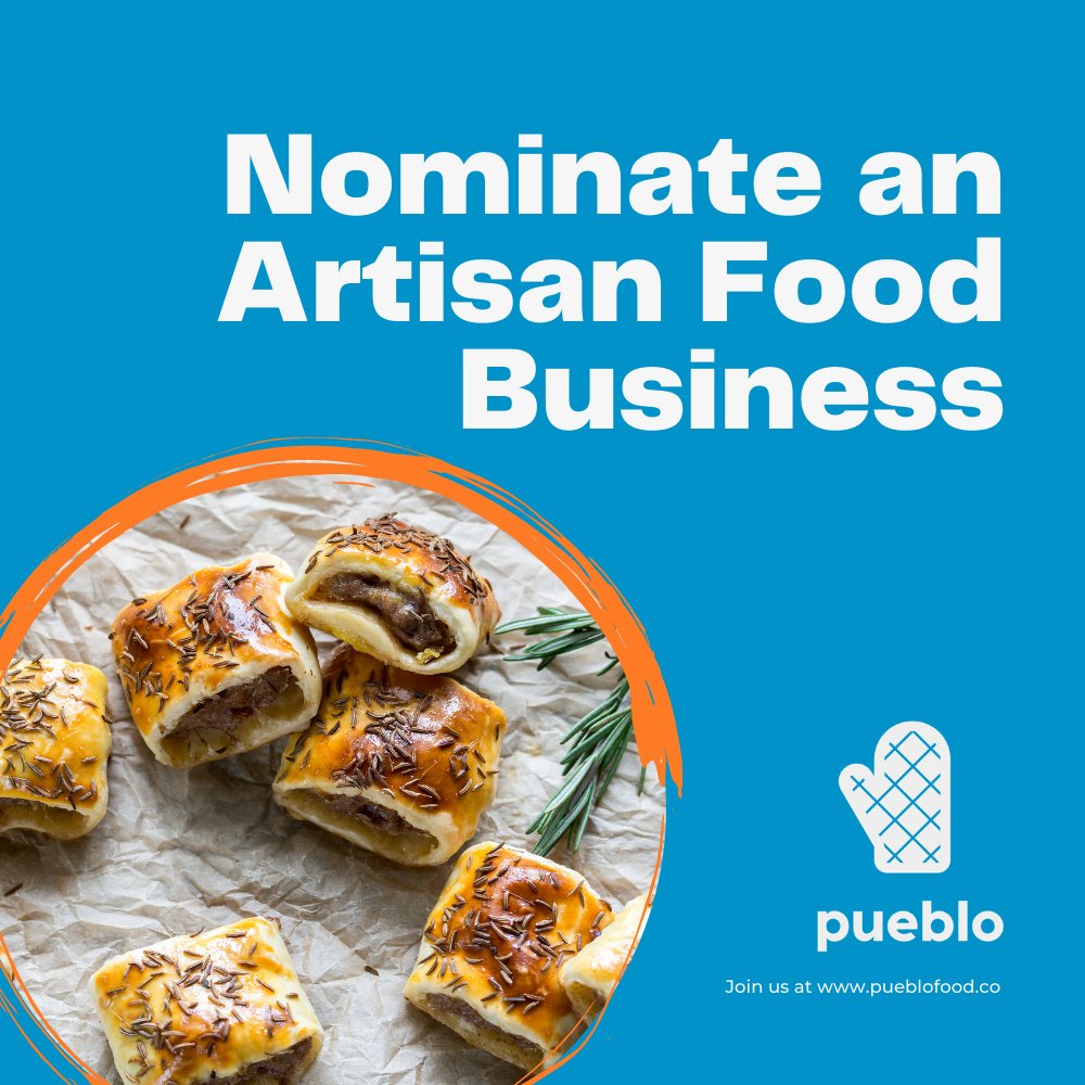 Did you know you can now 𝗻𝗼𝗺𝗶𝗻𝗮𝘁𝗲 𝘆𝗼𝘂𝗿 𝗳𝗮𝘃e 𝗶𝗻𝗱𝗲𝗽𝗲𝗻𝗱𝗲𝗻𝘁 𝗳𝗼𝗼𝗱𝗶𝗲 𝗯𝘂𝘀𝗶𝗻𝗲𝘀𝘀𝗲𝘀 to feature on our brand new artisan marketplace?! 🤗 🥘 🥳 
If they  have a product that can be delivered nationally, add them to join.pueblofood.co