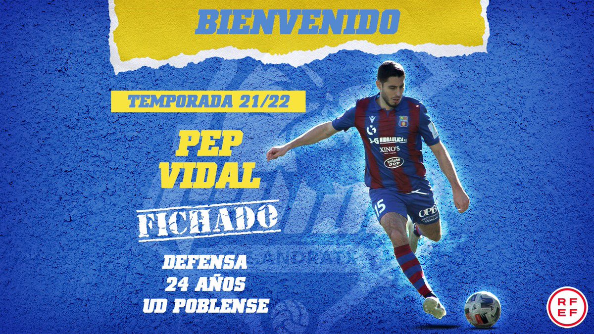 ce_andratx's tweet photo. 🧨 ¡FICHAJE! El defensor zurdo Pep Vidal (@pepvi3) procedente del @udpoblenseoficial se incorpora a C.E. Andratx para jugar en #2rfef 

Bienvenido y mucha suerte Pep 🛡 

#VAMOSGALLOS 🐓
#SENYICOMPROMIS 💙 https://t.co/O2LELkpB0n