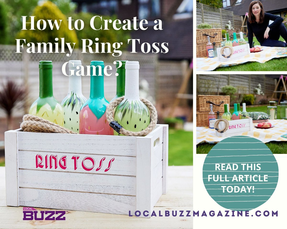 👍How to Create a Family Ring Toss Game?✍🎨 Melanie Lissack, the award-winning interior stylist help inspire Brits on how people can easily transform their gardens!🎍🌳🍁 Read full article online localbuzzmagazine.com/2021/07/06/how… #craft #handmade #art #diy #design #crafting #homedecor