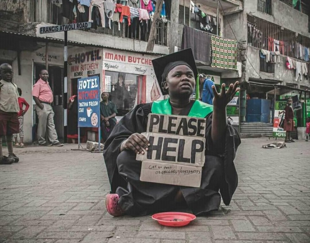 LaduJoy's tweet photo. These Degrees Are Not Helping Us! Africa needs another education system.

Coming up in our next video " What I Think Is Wrong With Our Education System." You don't wanna miss this!

https://t.co/fM9ienl6FC https://t.co/P3QObGWVdD