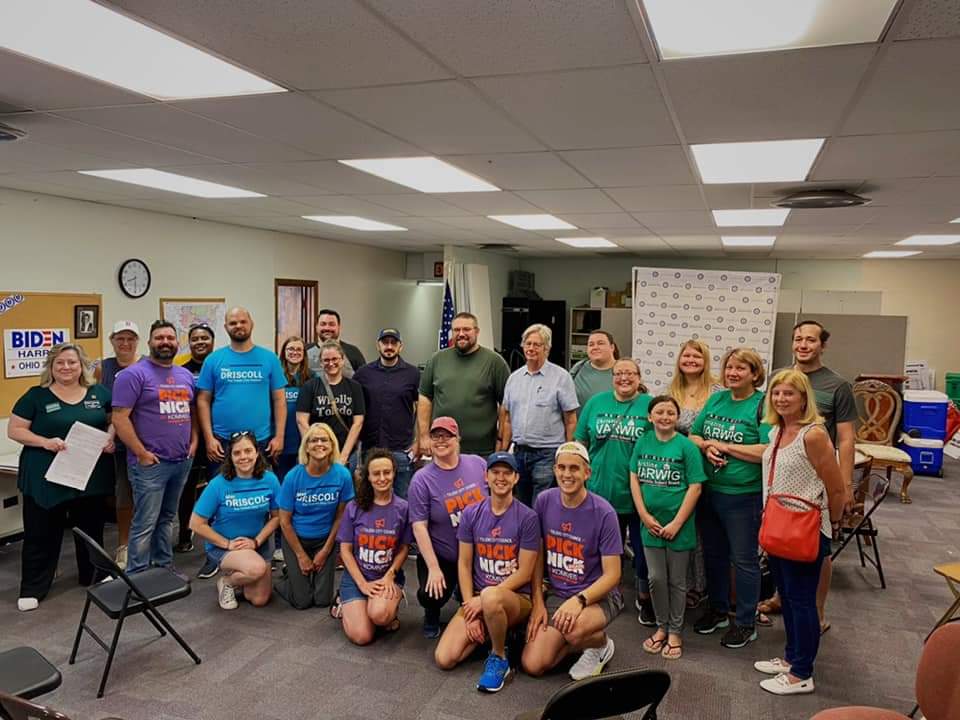 VarwigForTPS's tweet photo. Thanks to @LucasCountyDems &amp; @nkomives campaign for organizing a petition drive this morning. It was great to chat with so many voters today! #DemocracyInAction #VoteVarwig 👟📝✌🇺🇲 https://t.co/KQEoD9UVWC