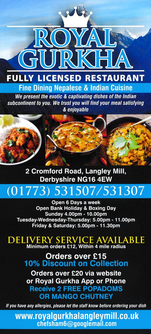 Latest #takeaway #menu now on site for Royal Gurkha #Nepalese &amp; #Indian #restaurant in Langley Mill - menulation.com/royal-gurkha-r… #curry #food #delivery