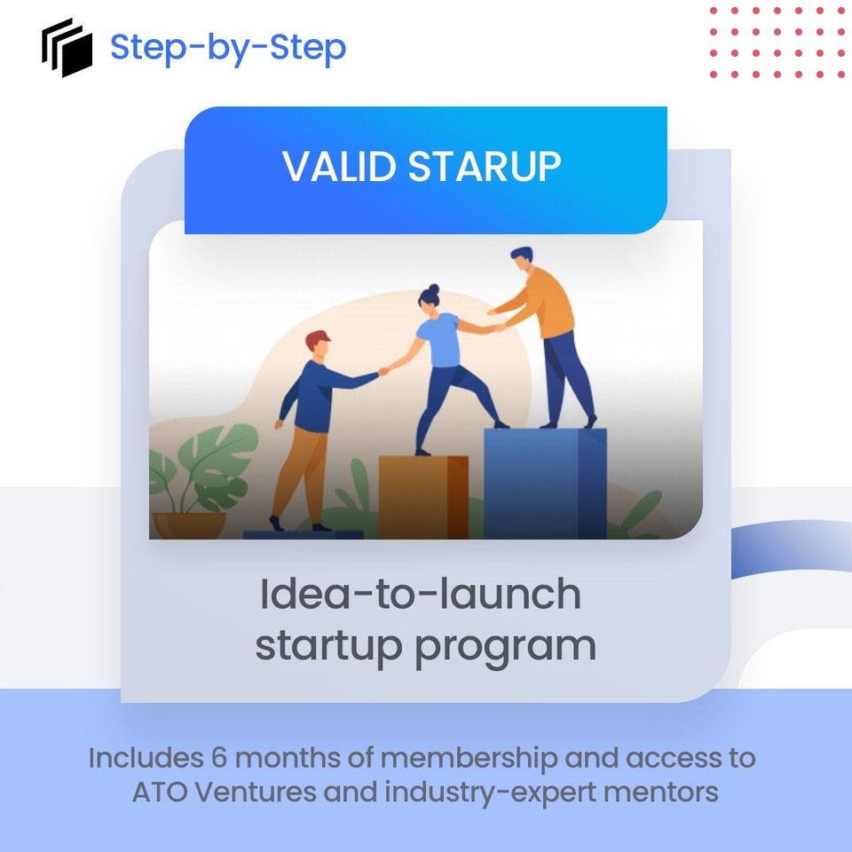 ATO Ventures (@atoventures) on Twitter photo 💁♀️Our Managing Partner, <a href="/Hopp_vc/">Jennifer P. Hopp</a> built the Valid Startup entrepreneurship program as a way to walk founders through the startup process, step-by-step.🙏 We are now using Valid Startup to power our incubator. The #deadline to submit is July ... ATOventures.com/incubator #startuphelp 💁♀️Our Managing Partner, <a href="/Hopp_vc/">Jennifer P. Hopp</a> built the Valid Startup entrepreneurship program as a way to walk founders through the startup process, step-by-step.🙏 We are now using Valid Startup to power our incubator. The #deadline to submit is July ... ATOventures.com/incubator #startuphelp